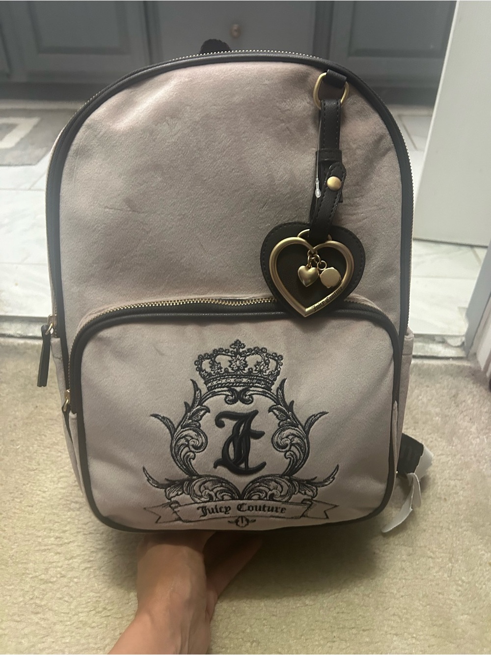 NWT JUICY COUTURE suede and leather backpack.  🎒